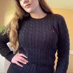 Polo Ralph Lauren Cable Knit Crew neck sweater